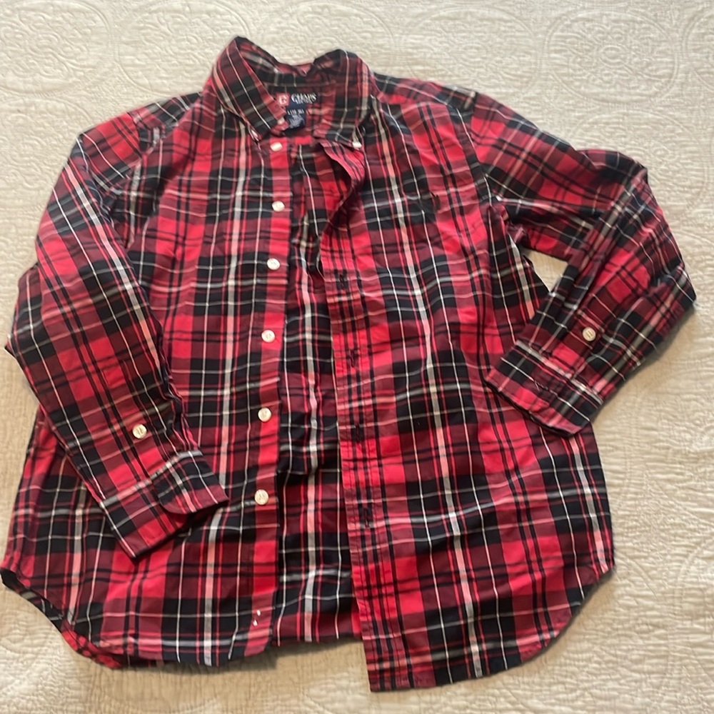 Chaps plaid button up